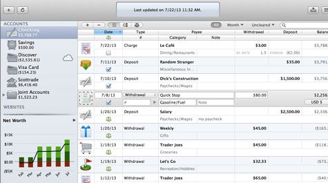 personal and small business financial software for mac